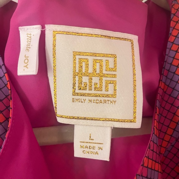 Emily McCarthy Racy Reptile Print Penelope Dress Size Large - Picture 4 of 4